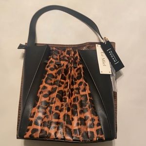 Le Miel Leopard print shoulder bag